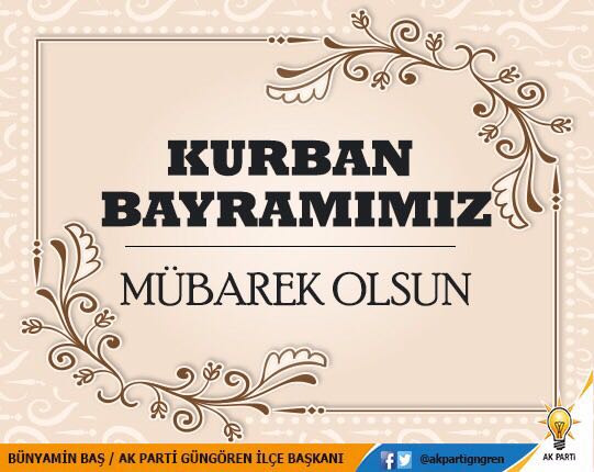 merkez2023's tweet photo. Sevdiklerinizle birlikte daha nice bayramlara kavuşmanız dileğiyle.Kurban bayramınız mübarek olsun.
@SelimTemurci @bnymnbas @HARUNKARACA1 https://t.co/pt4YHiPF5M