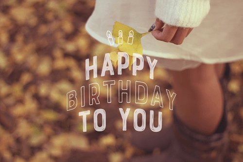 秋生まれさんに送りたい 誕生日画像 Twitter