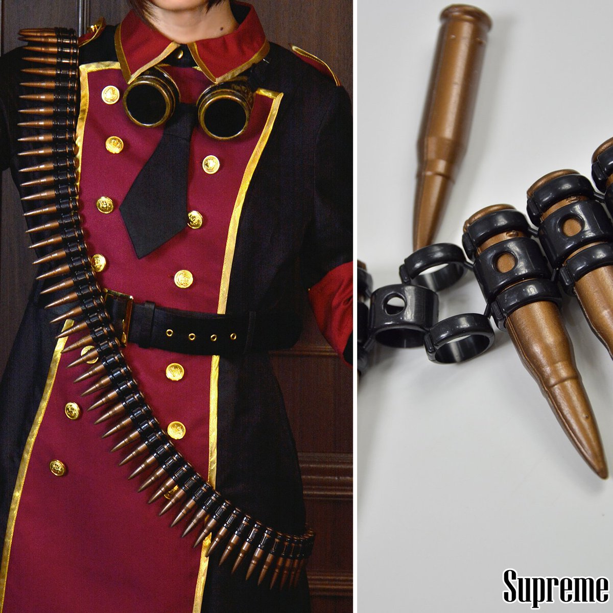 稀少】弾丸ベルト ミリタリー サバゲー バレット パンク ハードコア