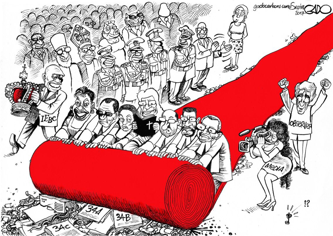 The heavy deployment of INSECURITY forces in kisumu gives out the verdict of the Supreme Court on #PresidentialPetitionKe #ItsAMonachy