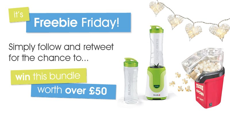 Fancy a treat to go #BackToUni with? Simply FOLLOW and RT to #WIN these #kitchen #gadgets #FreebieFriday #Competition #Giveaway