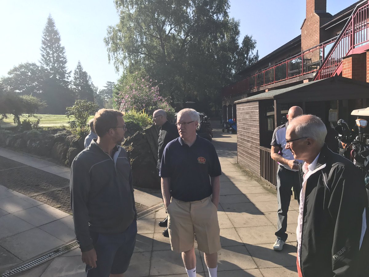 hicks_charlie's tweet image. All set for the charity golf day #renniegrove #eicinsurance