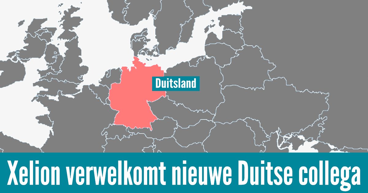Guten tag! Een warm welkom aan onze nieuwe Business Development Manager Germany #nieuwecollega #Duitsland #internationaal