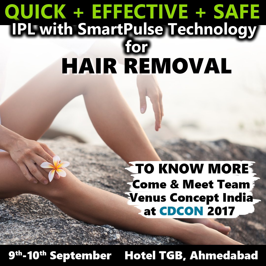 venus_india's tweet photo. Let's focus on the #CDCON2017 for advanced technologies (#IPL with Smart Pulse)
#VenusBeauty
https://t.co/CqzcfBfJkv https://t.co/YVMyJy0wC1