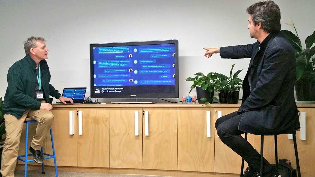 UTSStartups's tweet image. #TechImmersion day afternoon sessions are a go! First up, checking out chatbots with @ChoiceNewThings!