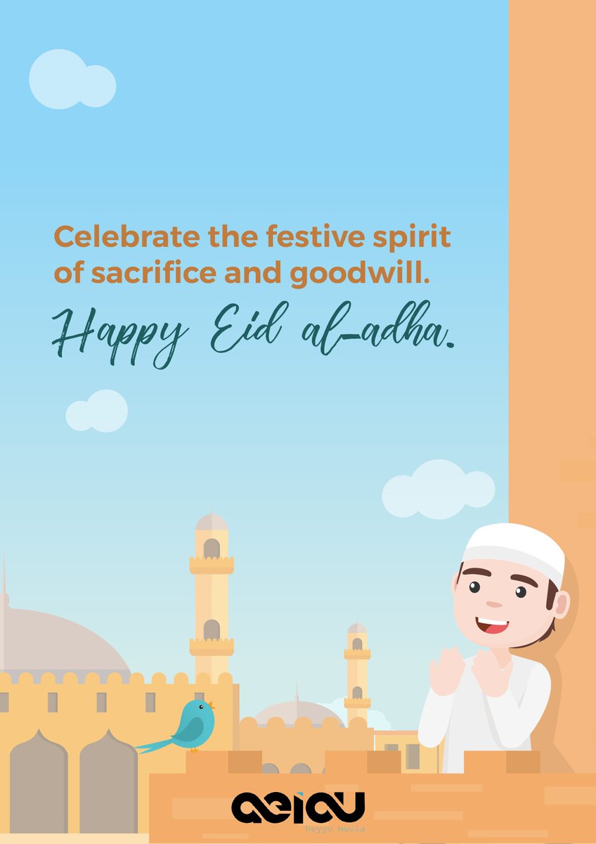 heyyomedia's tweet photo. May your day be filled with celebrations and feasts.
Eid Mubarak! https://t.co/hLYKKpbXNU
