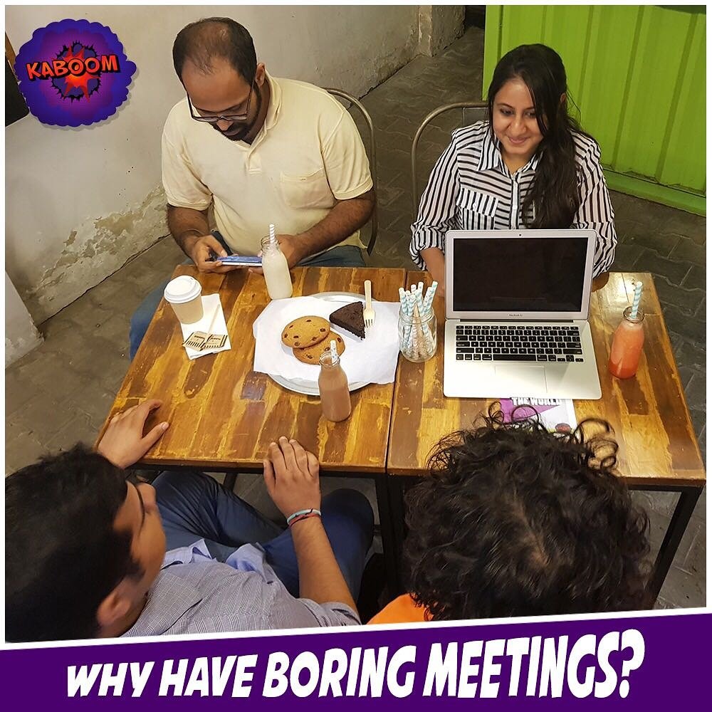 EatKaboom's tweet photo. Bored of those typical conference room meetings? Drop by Kaboom for a productive brainstorming session and  treat yourself! #EatAwesome https://t.co/e4HV3BPNQK