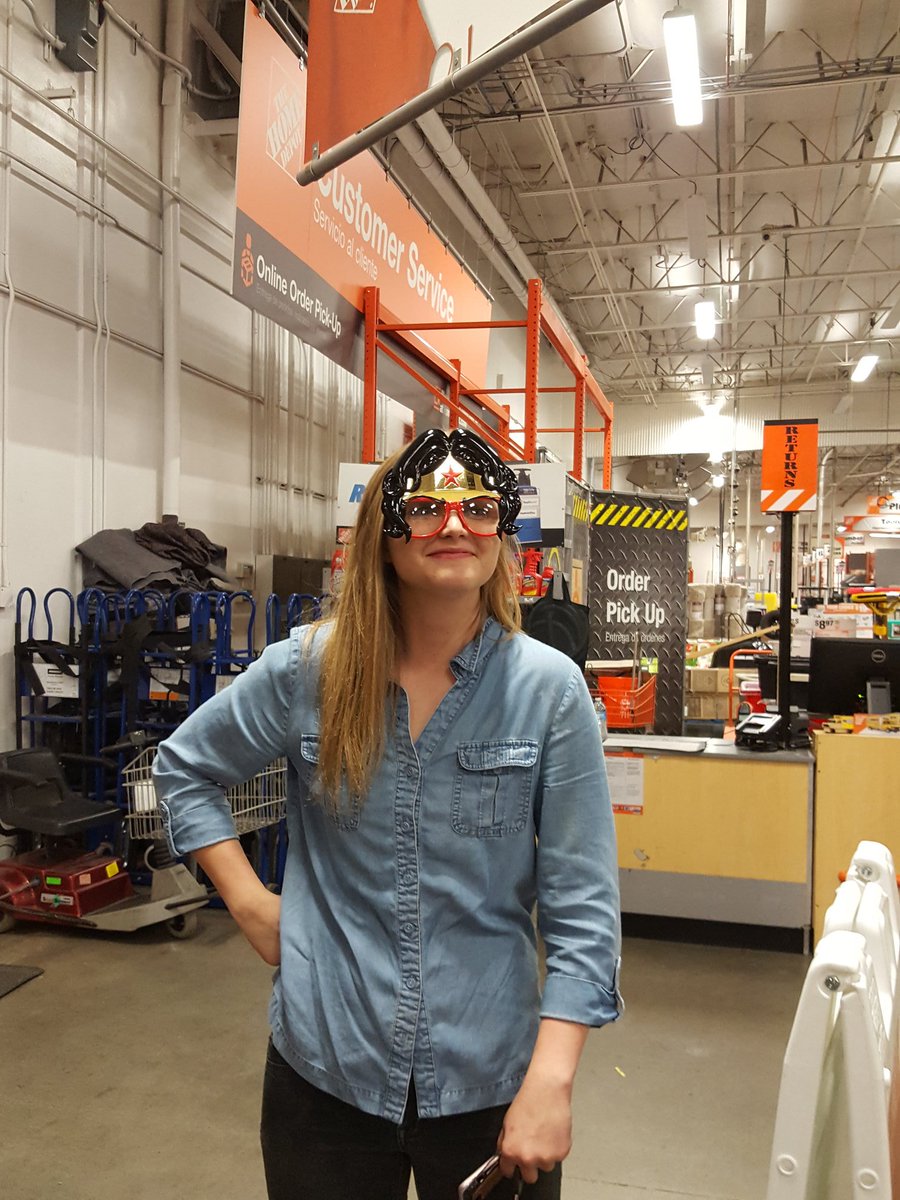 We have our own Home Depot Wonder Woman. #3311wins