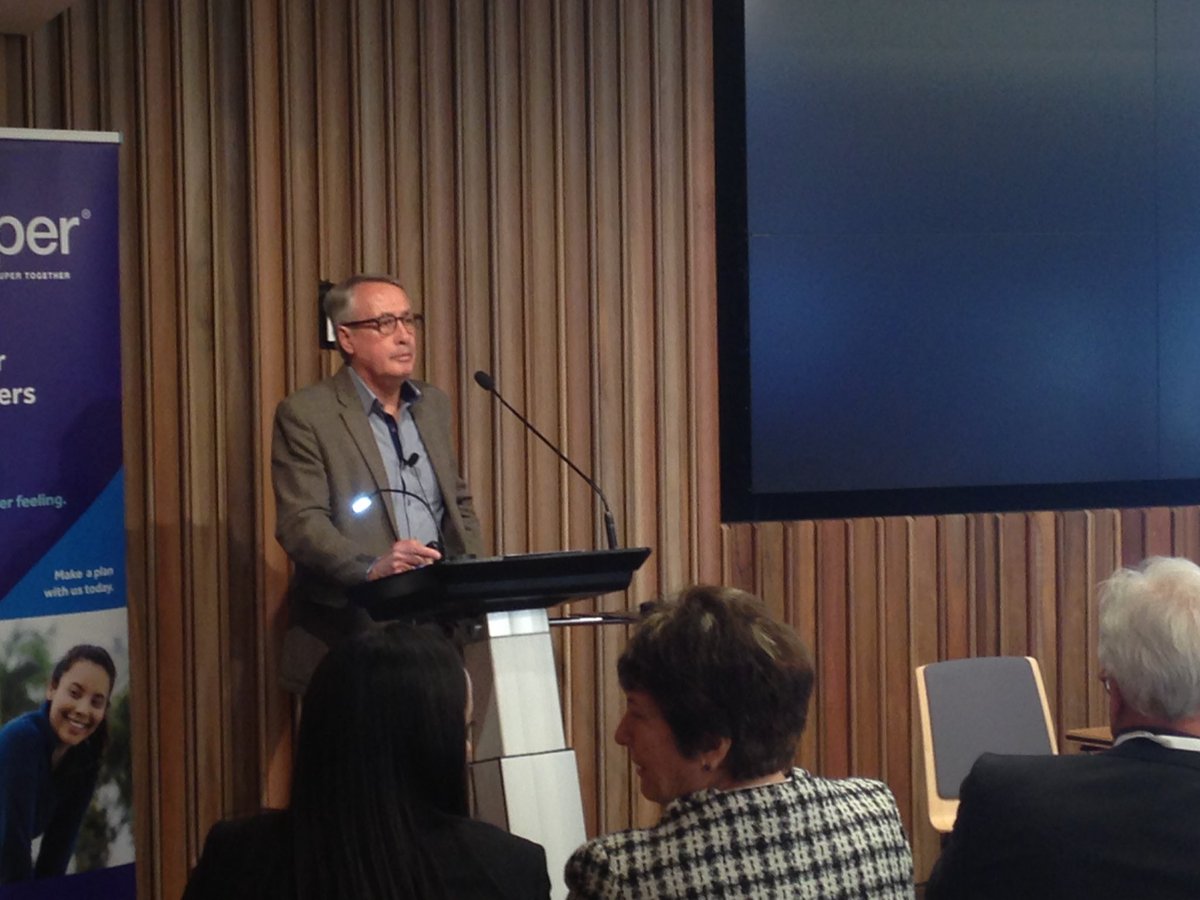 Our Closing Address speaker, <a href="/SwannyQLD/">Wayne Swan</a>! Discussing the future of #inequality in Australia. #TJRFInequality