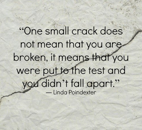 SirJadeja's tweet photo. Don't Be Sad By Looking At The Cracks. Be Happy You're So Strong You Didn't Fall Apart. #FridayFeeling 🤗😇😊🙏🏾 https://t.co/Q2mG1xC9e5