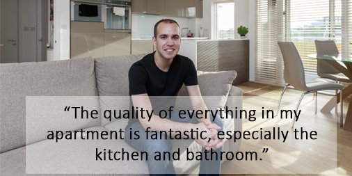 GreenwichMV's tweet photo. Meet Jamie Mead, who with the aid of #LondonHelptoBuy was able to purchase a 2 bedroom #apartment at GMV! https://t.co/0u9rLWCf2o https://t.co/6AlYQj39uS