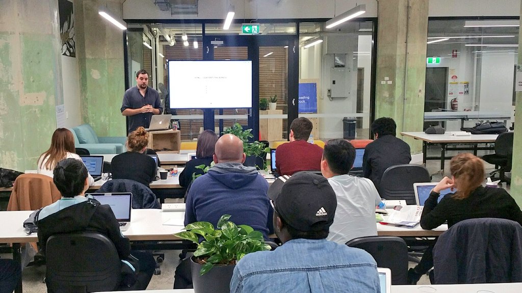 UTSStartups's tweet image. We&apos;re coping with #coding at @SydneyGA 2nd workshop at #TechImmersion day!