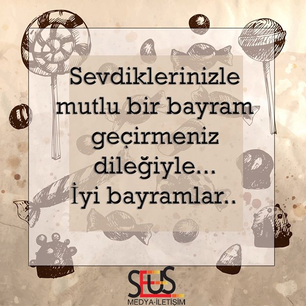 Sevdiklerinizle mutlu bir bayram geçirmeniz dileğiyle... #iyibayramlar