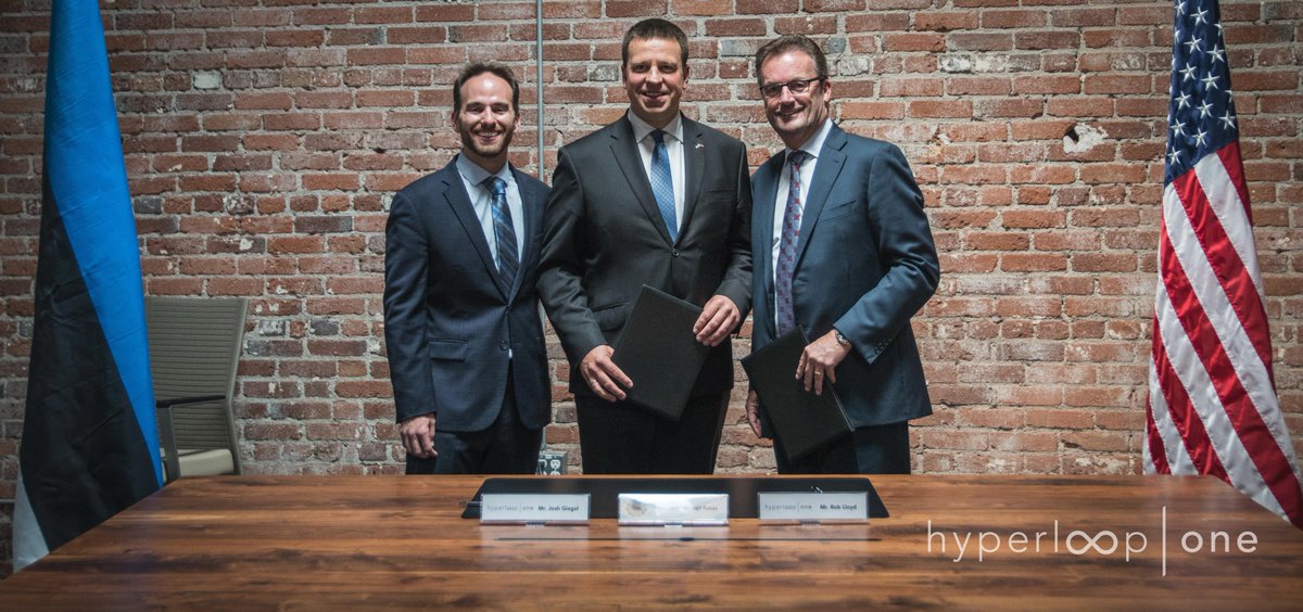 EstonianGovt's tweet image. 6 minute #Hyperloop between Tallinn-Helsinki? Letter of intent was signed with @HyperloopOne &amp;amp; a future full of possibilities has opened.