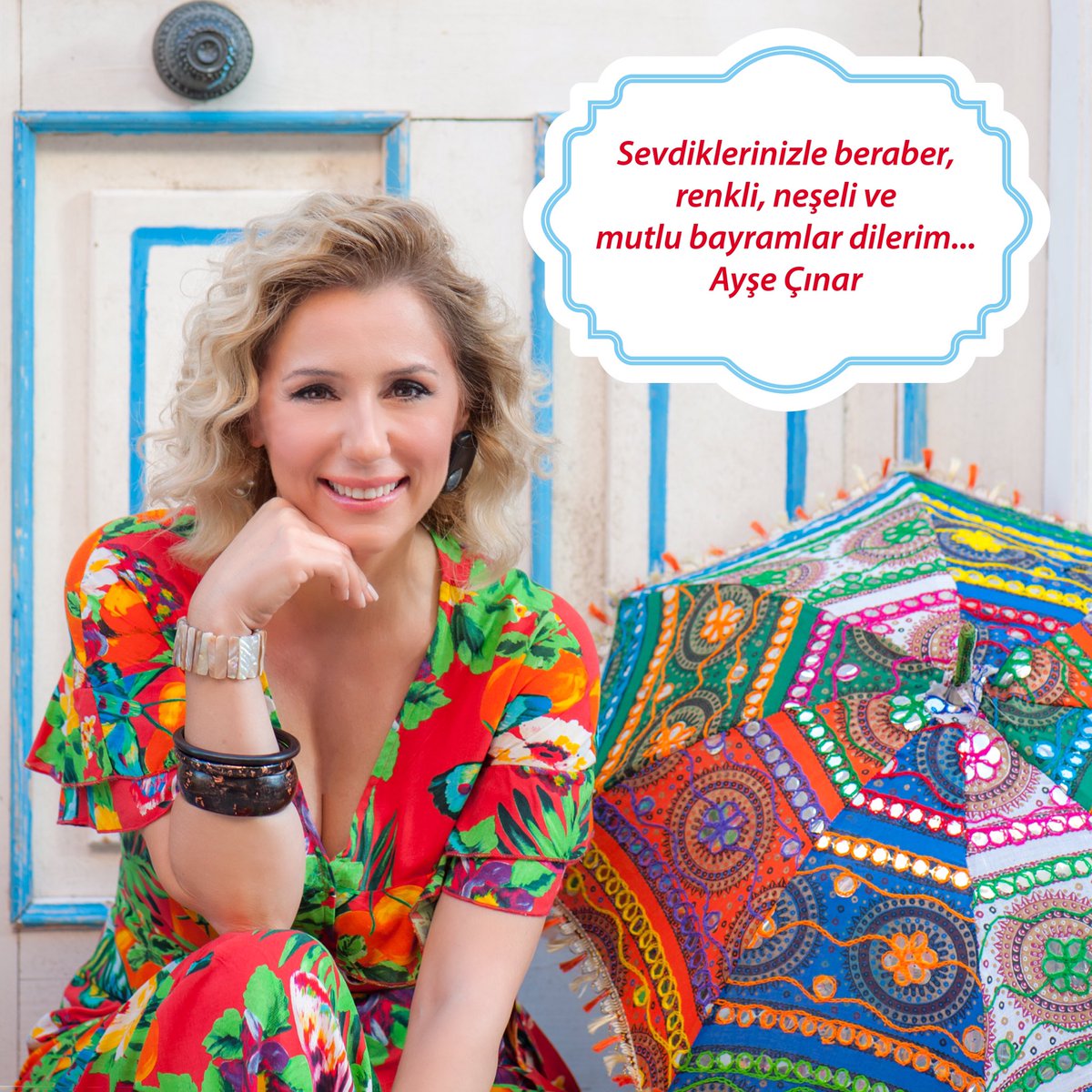 aysecnrofficial's tweet photo. Sevdiklerinizle beraber renkli, neşeli ve mutlu bayramlar dilerim 🙏💃

#aysecinar #iyibayramlar #kurbanbayrami https://t.co/DHDtqU7YGt