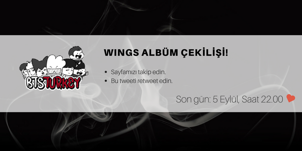 BTSTurkey's tweet photo. [🎉] Hem 35K kutlaması hem de bir bayram hediyesi olarak, bir takipçimize WINGS albümü hediye edeceğiz! 😍 https://t.co/eDCdiRHjh2