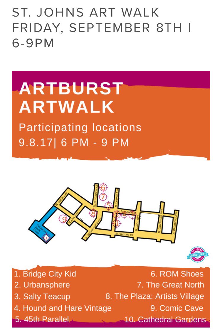 jonstrode's tweet photo. #artburst #artwalk next week in #stjohns #portland and I am #ready to #rumble https://t.co/gWifHnPgMR