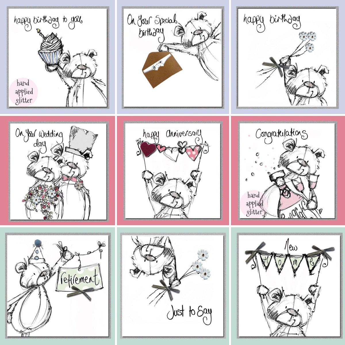 northshoregifts's tweet photo. Shop our new range of Tracey Russell greeting cards from her adorable Scribble Bear collection ๐๐ป๐ #traceyrussell #greetingcards https://t.co/ZRWDVkv7KM