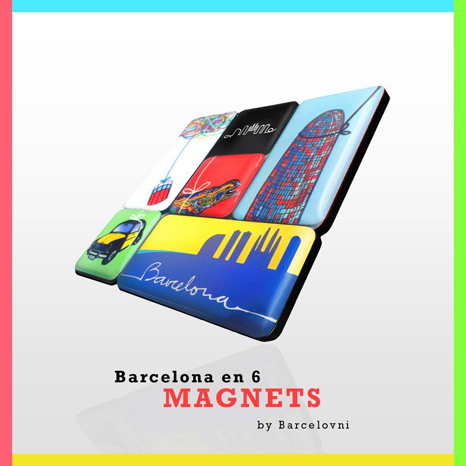 Barcelovni's tweet photo. #Barcelona en 6⃣magnets 
info@barcelovni.com #bcn #gaudi #bcnskyline #drac #lovebcn  #visitbarcelona #alwaysbcn #turismebcn #BcnComerç https://t.co/EbviCMrsKM