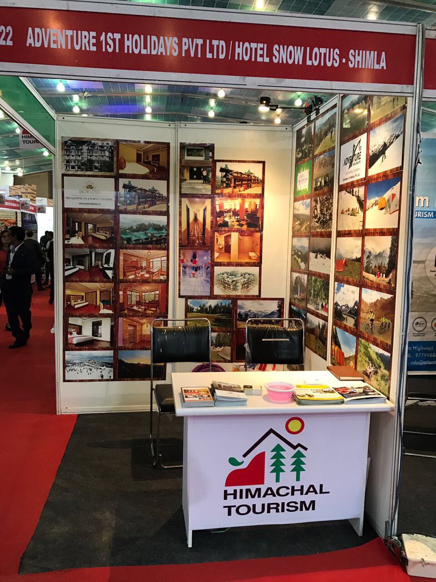 SnowLotusHotel's tweet photo. Ready to welcome travel trade partners at TTF Ahmedabad. Stall No 22 Himachal Pavilion, Gujarat University Exhibition Hall. #traveltradeshow https://t.co/arOzeCHkvb