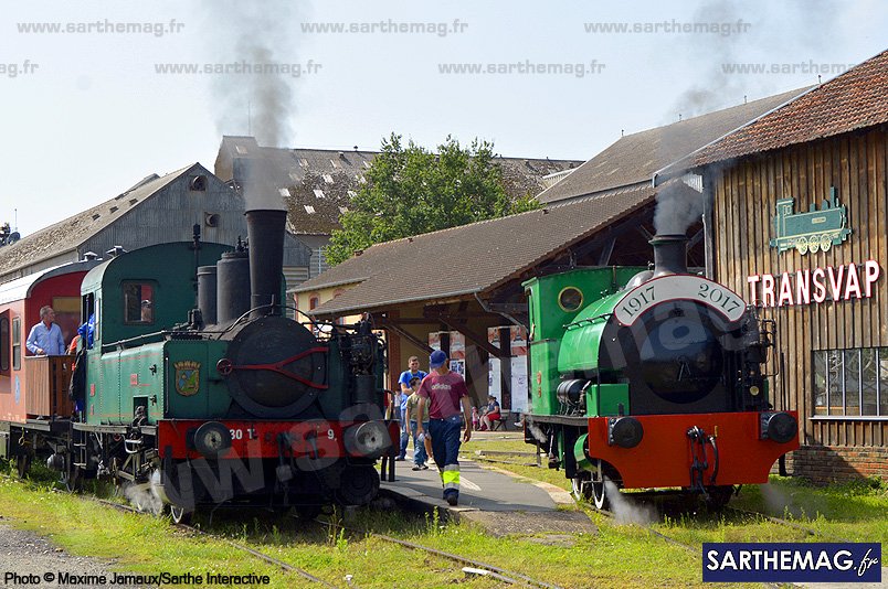 sarthemagfr's tweet photo. Retour sur le dernier voyage de "La Chéronne" 🚂, loco à vapeur de 1923 de la #Transvap. La vieille dame va souffler le temps d'une révision. https://t.co/9WNsI3qwxG