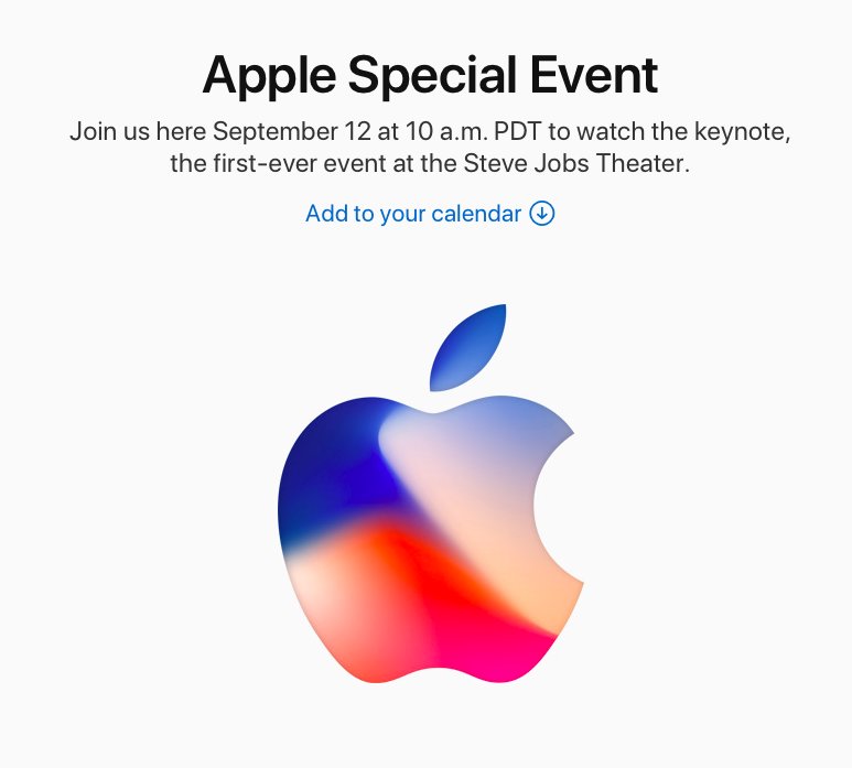 touch4it's tweet photo. September 12 is already added to our #Calendar .... #Touch4IT will be watching #AppleSpecialEvent #SteveJobsTheater https://t.co/YDPk4ZcMk7