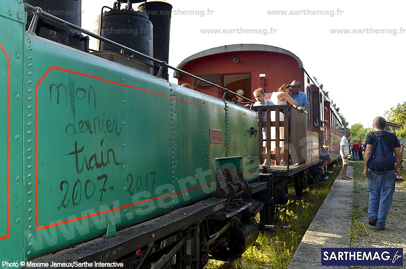 sarthemagfr's tweet photo. Retour sur le dernier voyage de "La Chéronne" 🚂, loco à vapeur de 1923 de la #Transvap. La vieille dame va souffler le temps d'une révision. https://t.co/9WNsI3qwxG