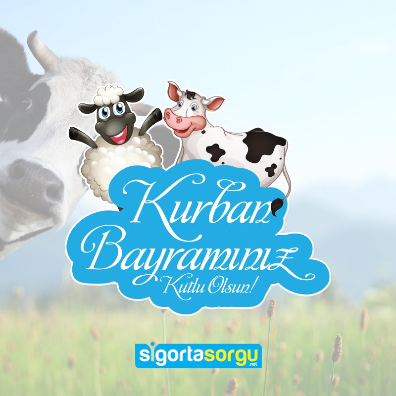 Sizin ve tüm sevdiklerinizin keyifli bir bayram geçirmesini dileriz.Sigortasorgu.net ekibi olarak bayramınızı kutlarız! #kurbanbayramı