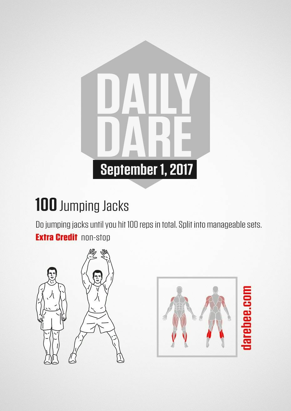 Darebee outlet jumping jacks