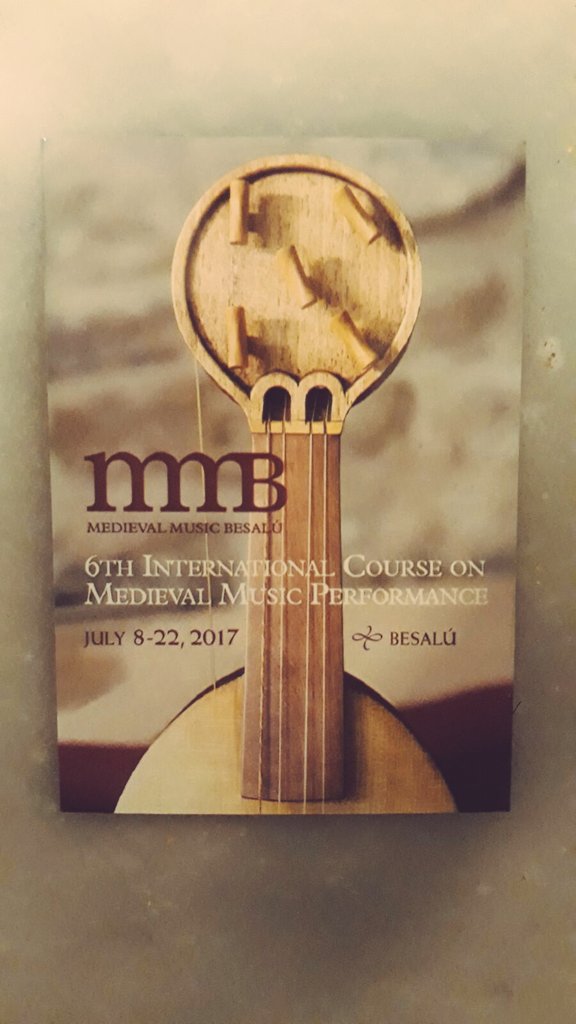 Avui Medieval Music Besalú rebrà el Pont de Plata de l'<a href="/Aj_Besalu/">Ajuntament de Besalú</a> a mans del Conseller de Cultura @PuigGordi