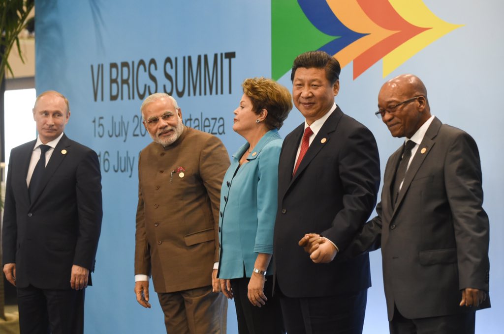 TravelerSaheb's tweet photo. @narendramodi #BRICS #BRICS2014 #BRICS2017 https://t.co/b5tQzjn83y