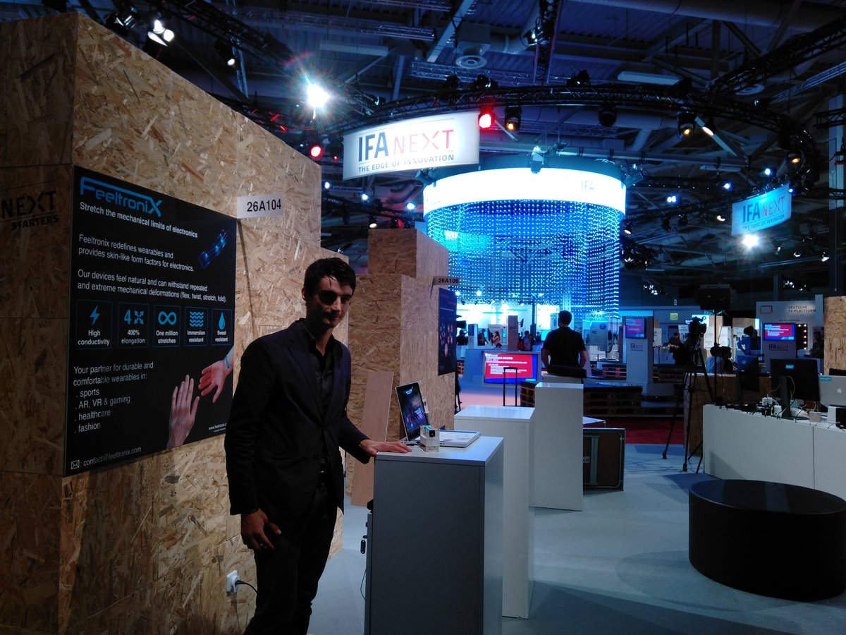 feeltronix's tweet photo. Booth 104! Hall 26! #IFA2017 https://t.co/fJQRASRaJm