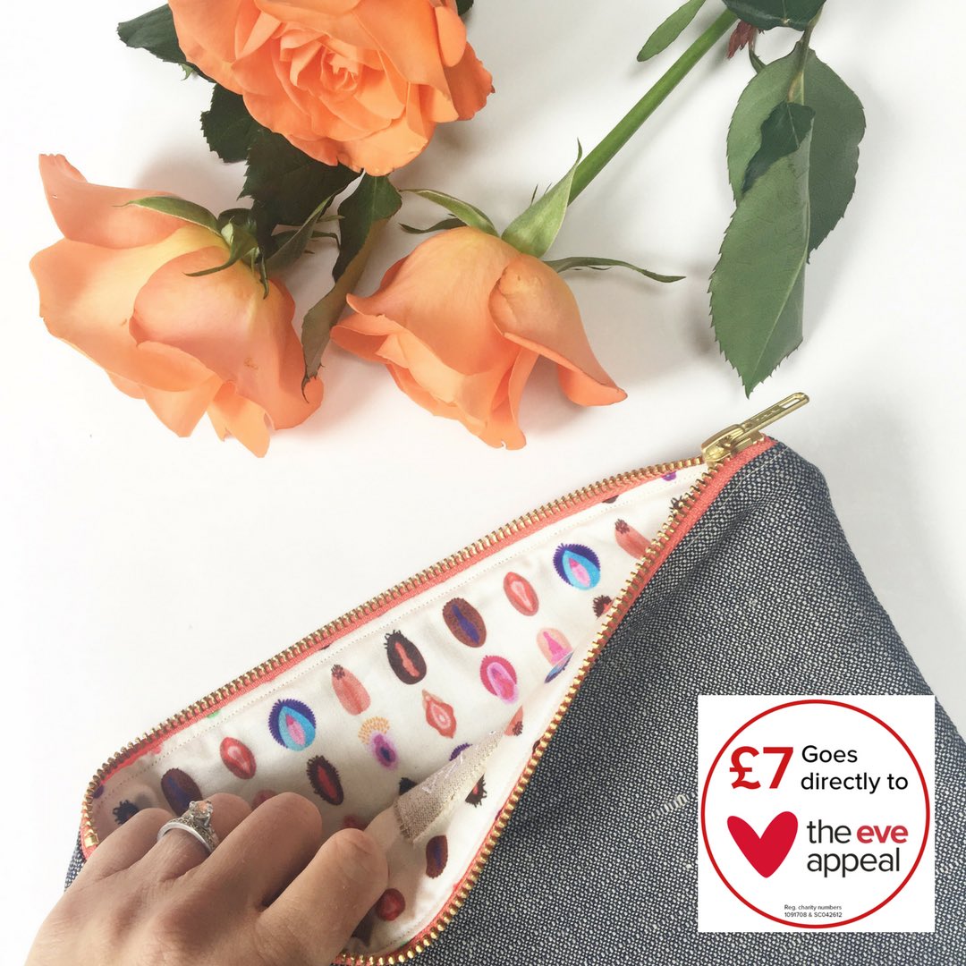 elizaelizauk's tweet photo. Clutch bags from #TheVCollection now @LobellaLoves £7/£5 from each clutch/purse sale donated @eveappeal https://t.co/mCuwoMcsEf #gynacancer https://t.co/OmgLQcGhI8
