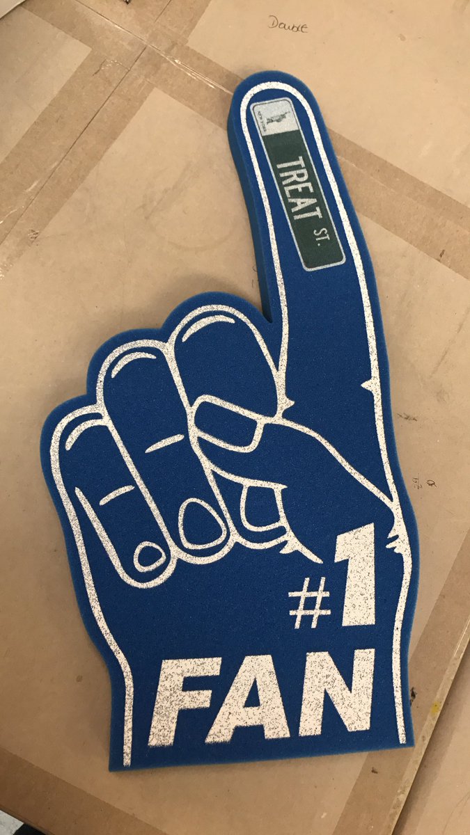 iprintmk's tweet photo. Aweosme foam finger printing for the guys at Treat Street. New restaurant in Bedford! Printed on our mimaki direct to object printer 👌🏻 https://t.co/GYZJb1RM2N