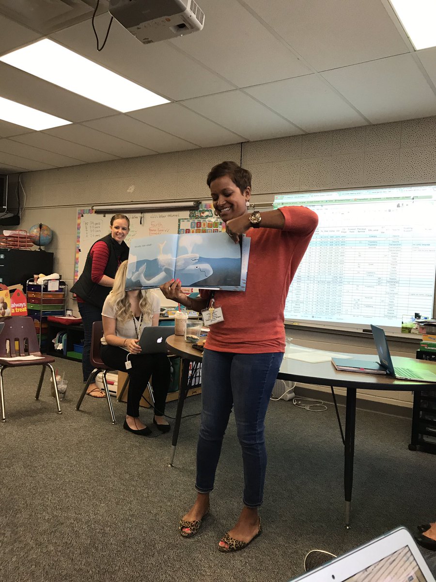 stellavillalba's tweet photo. Right before our Lit Team Service meeting, @MrsPhifer_Reads reads us a wonderful picture book to remember to Breath! @ireDCSD https://t.co/e0WAdKwGHz