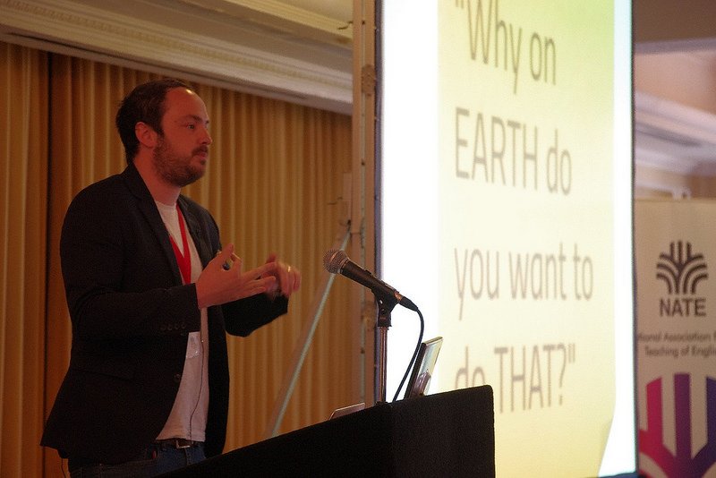 NATE_NorthWest's tweet photo. Last night we remembered Educating Yorkshire and Matthew Burton's contribution to Conference 2015. Great passion and commitment! https://t.co/iObTD97oLF