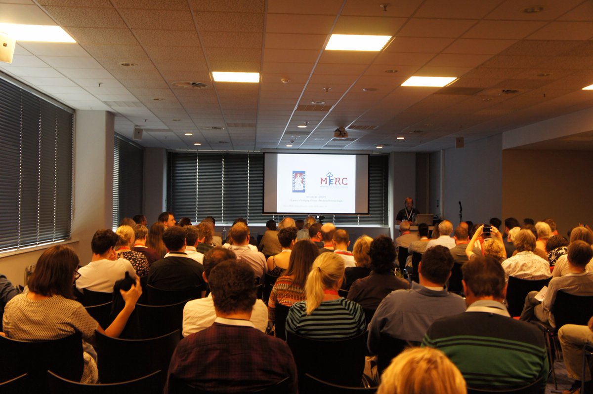 archaeologyEAA's tweet photo. .@Merc_Hub celebrates its 25th Anniversary and we are very happy to have them in @archaeologyEAA! #EAA2017 https://t.co/sabveTuhV1
