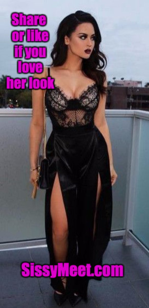 SissyMeet's tweet photo. Retweet or like if you love her look. 
Go to https://t.co/j3biH59Hvn right now. 
#Sissy #sissycaptions #sissies #feminization #sissification https://t.co/VzrQmRO5HH