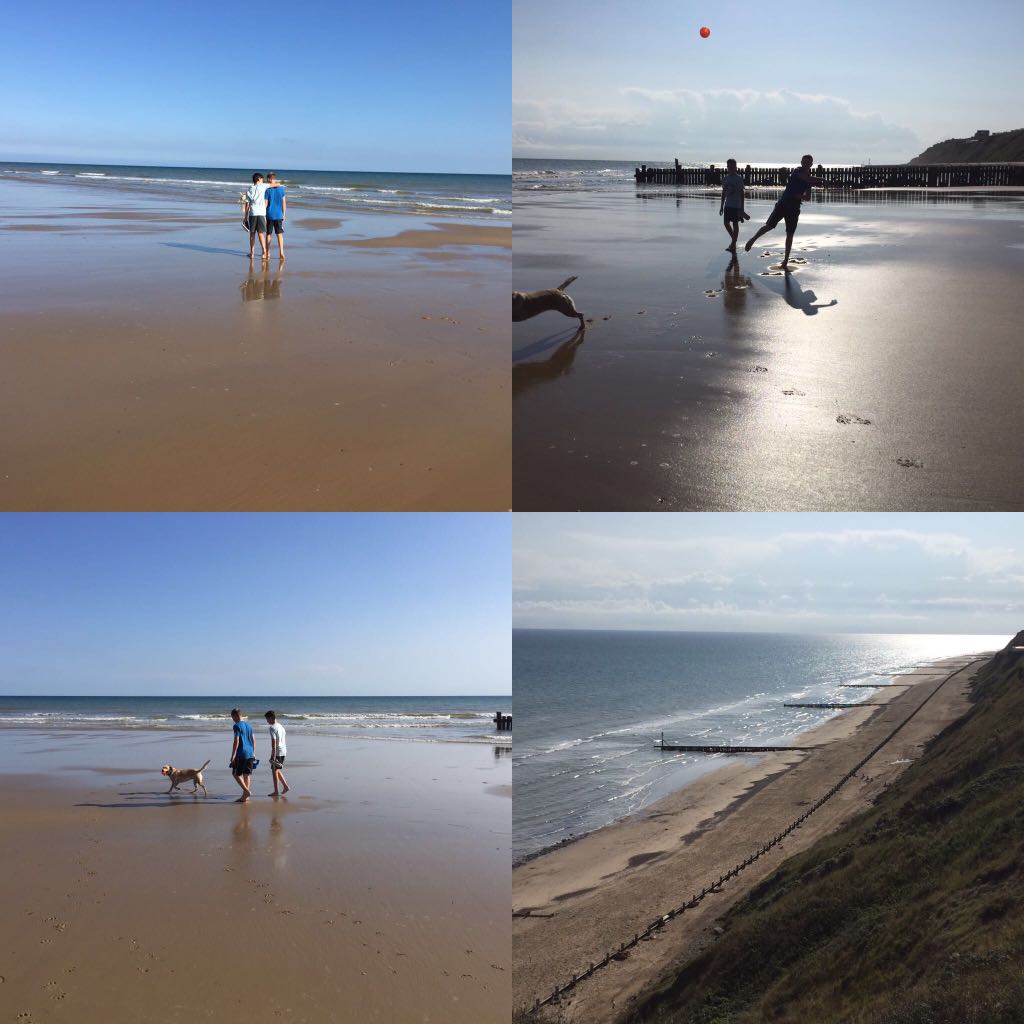Today on the fab beach @ Lavender Cottage, availability Sep/Oct to enjoy for yourself lavendercottagemundesley.co.uk #seaside #shortbreak #holiday