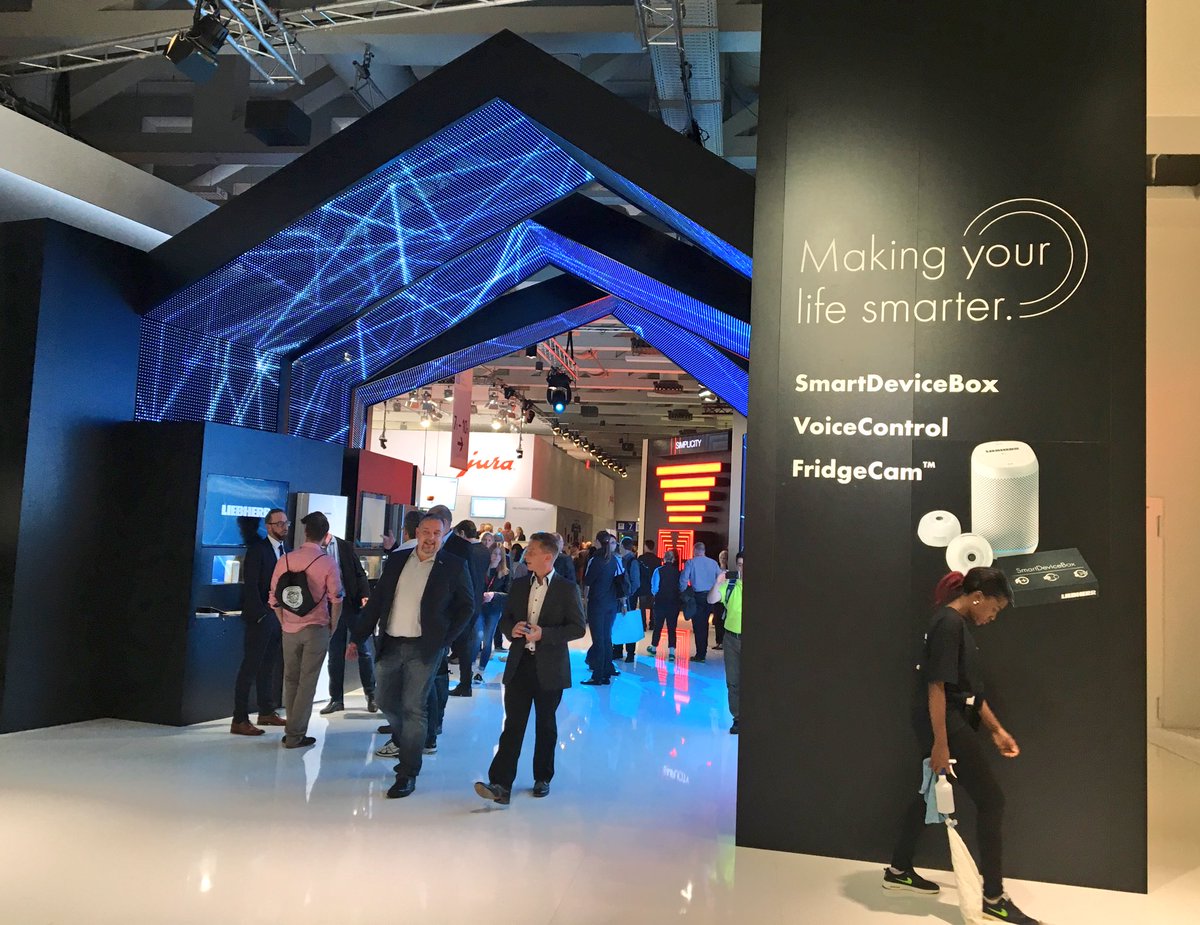 FabricofThings's tweet photo. Smart thinking from @Liebherr with FridgeCam and VoiceControl in partnership with @Smarter_AM #IFA17 #smarthome #IFAtechnews https://t.co/8THZvsCxcO