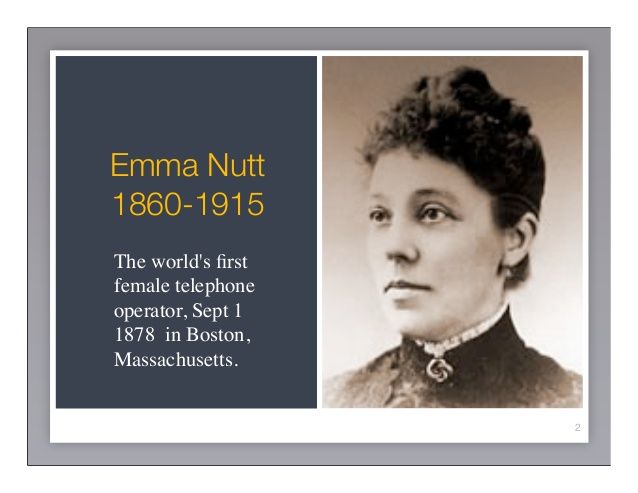 CallScripter's tweet image. #EmmaMNuttDay Emma was the first female telephone operator way back in 1878! #FlashbackFriday
