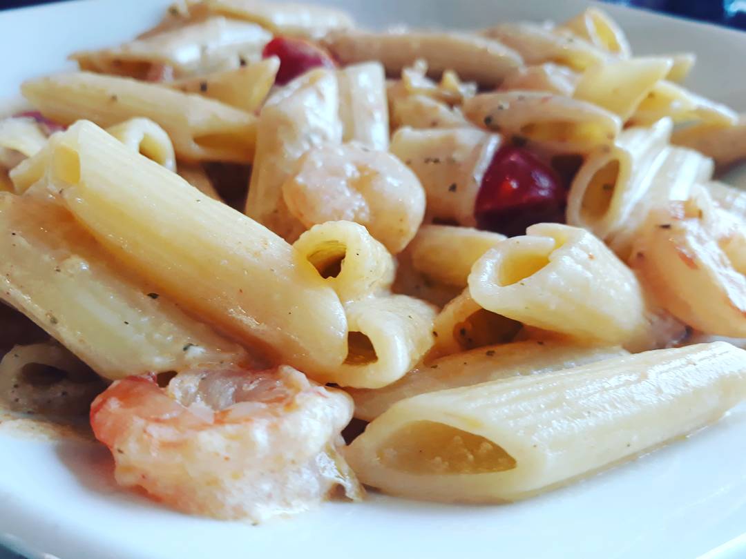 PDF_Montana's tweet photo. Prawn Pasta Gamberi!! #pasta #pizzaria #restuarant #food #foodie #comfortfood #passion #meals #healthy #prawn #creamy #foodforthought #penne https://t.co/WAhs5NtiqQ
