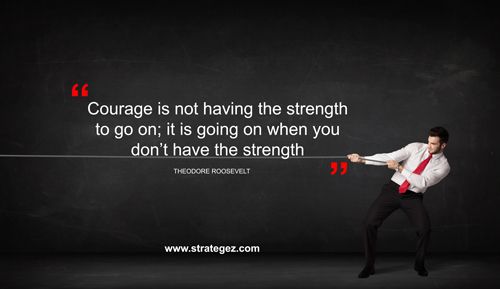 Strategez4u's tweet photo. Courage is when you keep going when you feel like quitting #smallbusiness #leadership #success https://t.co/lSD3VOZfvo