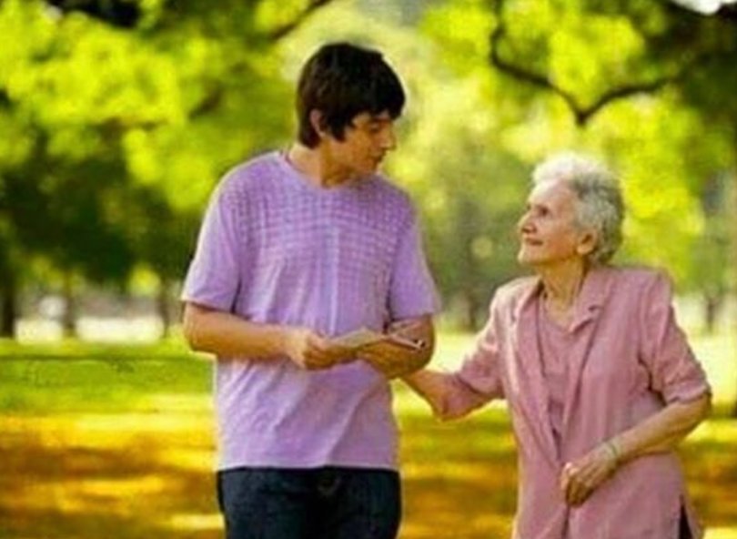UNILAD's tweet photo. Old lady: Excuse me young man
Me: Sorry I have a grandma https://t.co/lRHiz72xOA