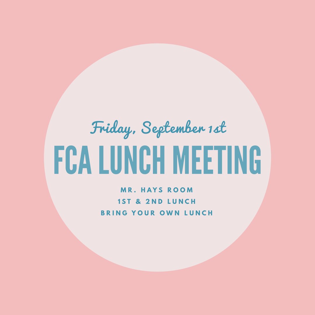PrairieGroveFCA's tweet photo. Lunch meeting today!!! Noah Akey and Silas Myane are speaking! All are invited! https://t.co/lzcxegHYmU