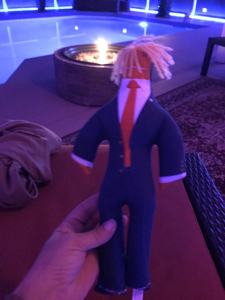 305Pirate's tweet photo. @behindyourback Got this to smack on the desk/dashboard. I live in FL, so I "quiet rage"
It's a #DammitDoll and also doubles as a voodoo doll #DammitDonald https://t.co/CDWFwNipjP