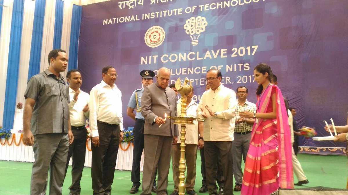 dccachar's tweet photo. NIT Silchar #Conclave2017  . Honb'le Governor of Assam Sri Banwari Lal Purohit graced the occasion as the Chief guest of the Conclave. https://t.co/krI4e6XztF