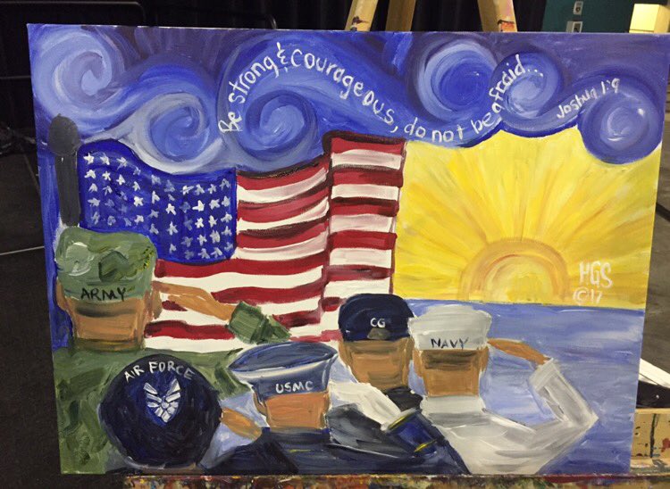 ArtofHope1's tweet photo. Military painting! Prints avaliable! #artofhope #inspirationalart #thankyouforyourservice #military https://t.co/p5sb8wA1a5 https://t.co/IJrKXj3Sxt