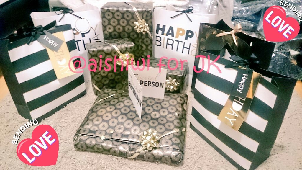 aishiwi's tweet photo. here is my birthday project "a special birthday for a special person"💕 for jungkook i hope he will love the presents😊
Ps:i'm not a fan site https://t.co/BsUoH8Th8Z