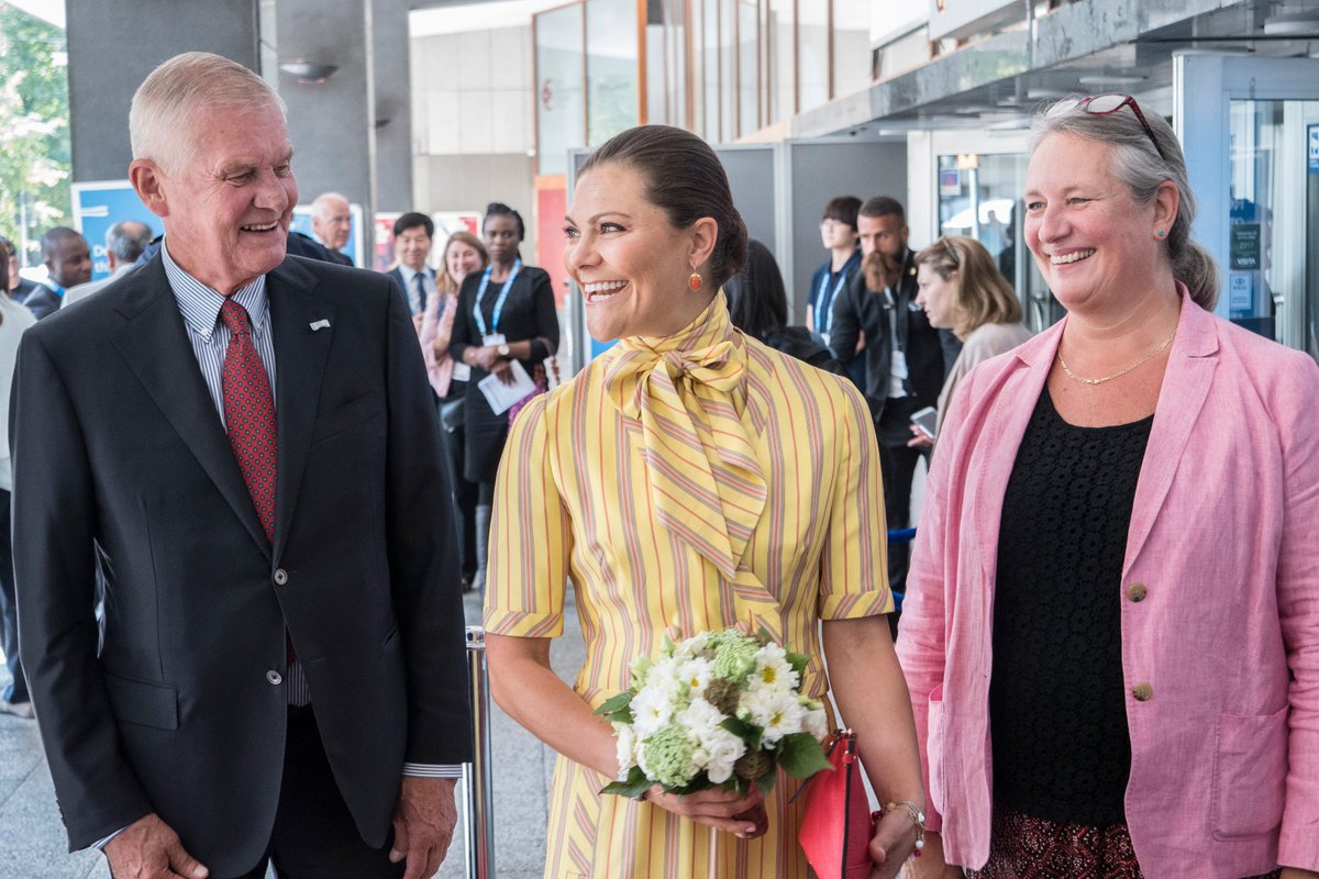 On Monday Crown Princess Victoria visited us  at #WWWeek! Read more about it here: kungahuset.se/royalcourt/lat… <a href="/SweWaterHouse/">Swedish Water House</a> <a href="/KatarinaVeem/">Katarina Veem</a>
